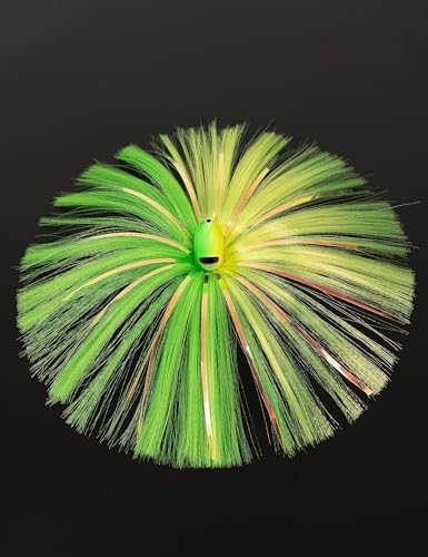 BLUEWING Sea Trolling Lures with Lead Head Saltwater Fishing Witches Big Game Ballyhoo Skirt for Tuna, Wahoo, Sailfish, Mahi Mahi 1oz, 2oz, 4oz, 6oz, 8oz - Image 4
