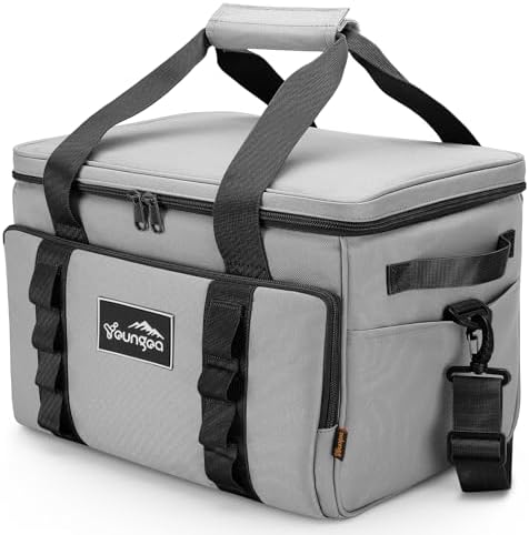 48 Can Insulated Soft Sided Collapsible Cooler Bag Ice Chest by YOUNGOA
