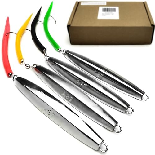 Diamond Jigs Saltwater Fishing Lures for Striped bass, Tuna by VMSIXVM