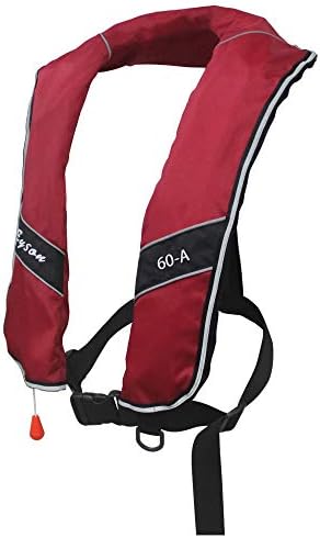 Top Safety Oversized Adult Life Jacket with Whistle - Manual Version Inflatable Lifejacket Life Vest PFD for Boating Fishing Sailing Kayaking Surfing Swimming - XL XXL XXXL Extra Large Plus Size Adult - Image 2