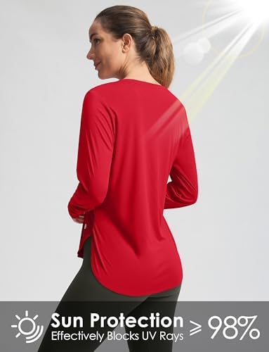 G Gradual Women's Sun Shirts UPF 50+ Long Sleeve Workout Hiking Tops - Image 4