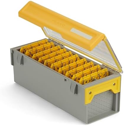 Plano EDGE Short Hang Box, Stores 40 Crankbaits, with Rust-Preventive Rustrictor, Dri-Loc Watertight Seal, WaterWick, DuraView Transparent Lid, Stackable Storage for Fishing Organization - Image 5