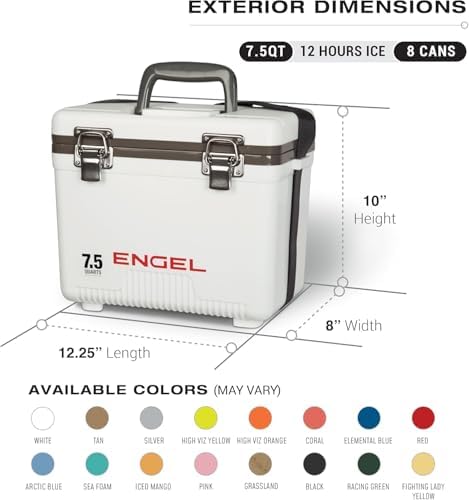 Engel UC7 7.5qt Leak-Proof, Air Tight, Drybox Cooler and Small Hard Shell Lunchbox for Men and Women - Image 2