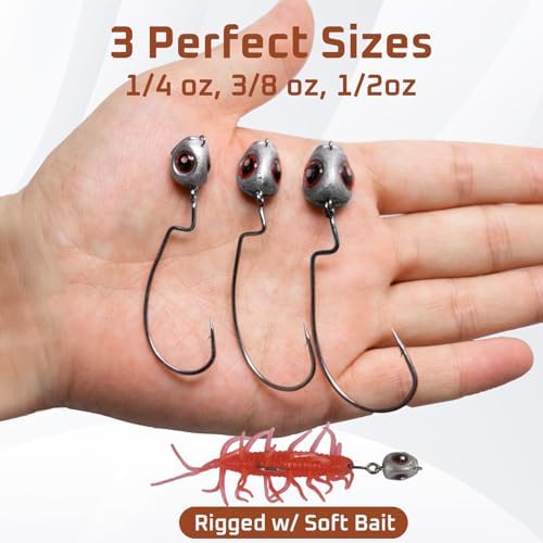30/10Pcs Swimbait Jig Heads, Swing Head Jig, Texas Rig Compatible - Image 3