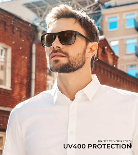KALIYADI Polarized Sunglasses for Men, Lightweight Sun Glasses with UV Protection for Driving Fishing Golf - Image 2