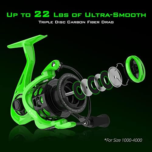 KastKing Zephyr Spinning Fishing Reels with 5.2:1 Gear Ratio - Image 3
