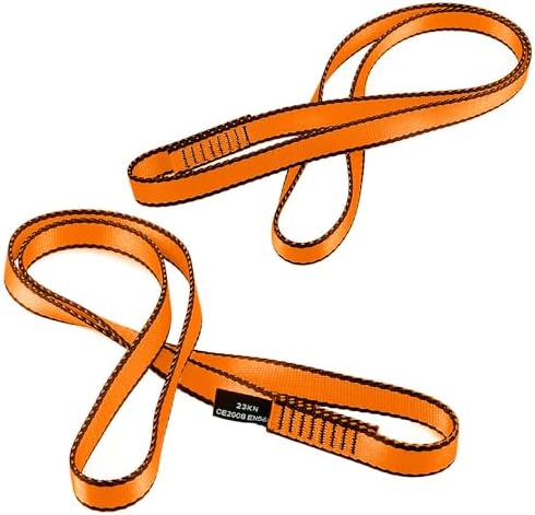 18MM Nylon Climbing Sling Runner 23KN CE2008/EN566 Rock Climbing Webbing Straps for Outdoor Climbing, Rappelling, Swing, Yoga Hammock etc - Image 5