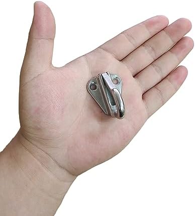 soujkooy 4 Pcs Fender Hanger Strong 316 Stainless Steel Safety Heavy Hook Fender Spring Hook Snap Attach Rope Boat Sail Tug Ship Marine Hardware Boats Accessories - Image 5