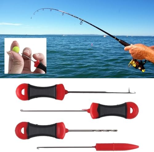 Fishing Baiting Needle Set of Portable Stainless Steel Carp Fishing Baits Rigging Needle Fishing Baiting Needle Tools Complete Fishing Tool Set - Image 2
