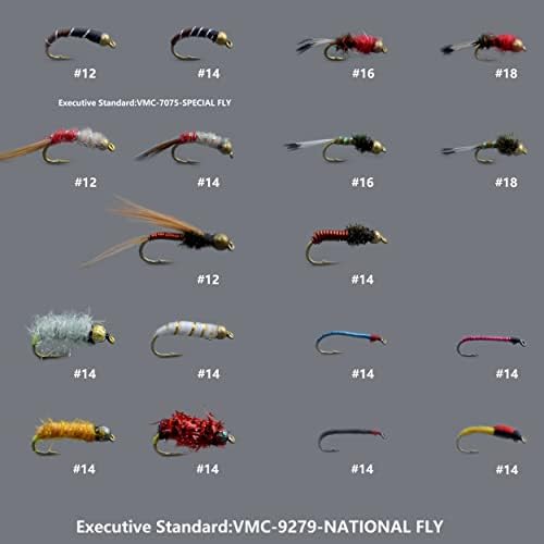 Fly Fishing Flies Kit/Trout/Salmon/bass Flies Streamers Dry/Wet Flies.Nymphs,Fly Poppers (with Waterproof Fly Box) - Image 4