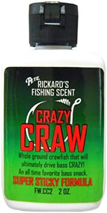 Pete Rickard's Freshwater Crazy Craw Fishing Scent Largemouth & Smallmouth Bass Crawfish Attractant - Image 2