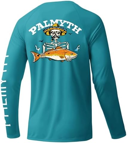 Palmyth Fishing Shirts for Men Long Sleeve UPF 50+ T Shirt Sun Protection by PALMYTH