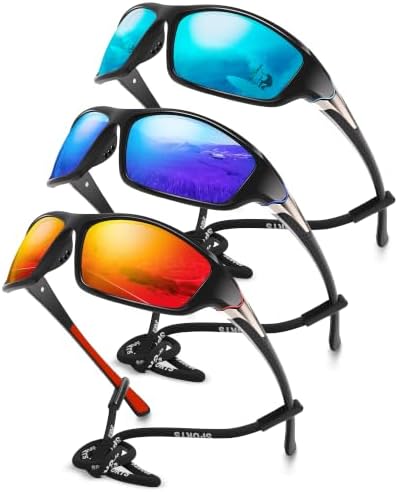 Polarized Sports Wrap Around Sunglasses Men Fishing Running Golf by Foliful