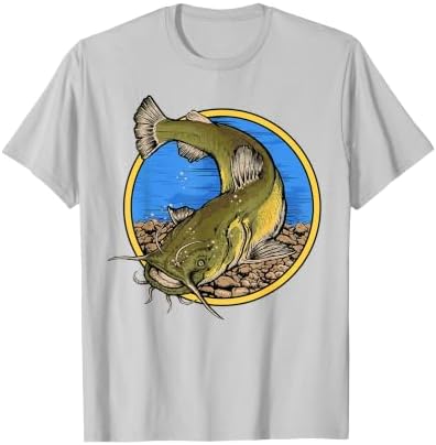 Flathead Catfish Fishing T-Shirt by Hunting+%26+Fishing+Merch