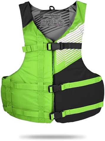 Stohlquist Fit Youth Life Jacket - Coast Guard Approved, High Mobility PFD, Buoyancy Foam, Fully Adjustable for Children Around 75-125 lbs by Stohlquist