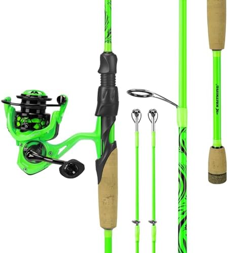 KastKing Zephyr Dual-Tip Baitcaster & Spinning Fishing Rod and Reel Combo by KastKing