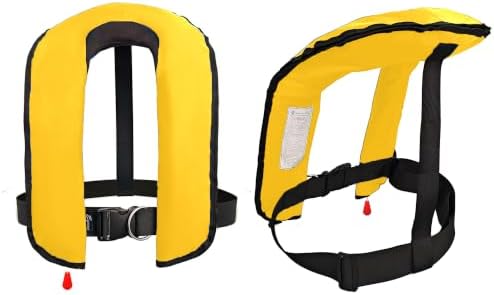 Automatic Inflatable Life Jacke for Adults| Supports up to 330 lbs | Life Vest for Adults| Inflatable PFD Vest Adult| Outdoor Water Sports. - Image 2