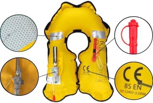 Automatic Inflatable Life Jacket | Low Profile PFD for Adults | Compact Design Self Inflating Life Vest | Supports up to 330 lbs - Image 5