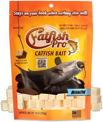 Catfish Pro Catfish Bait - 10oz Bag with 80pcs | Irresistible Scent for Catfish | Mess-Free, Stays On Your Hook When Nothing Else Will | Great for Rod, Reel, Trotline, Jugs & Yoyos Fishing by CatfishPro