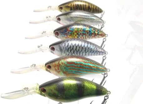 Minnow Crankbait for Bass Fishing Bass Lure Jerkbait Fishing Lures and Tackle Box by wLure