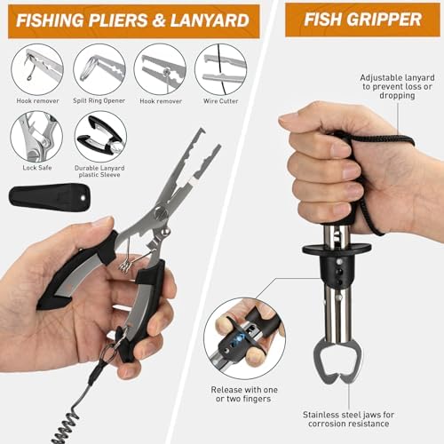 THKFISH Fishing Backpack with Tackle Boxes,Fishing Sling Bag with Gear - Image 4