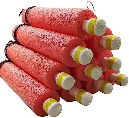 Catfish Noodle Jugs 10 Pack- Lime Green, Red, Blue, Orange, White, and Multicolor Catfish - Catfish Rig - Catfishing Tackle - Jug Lines for Catfishing- Made in The USA by Unknown