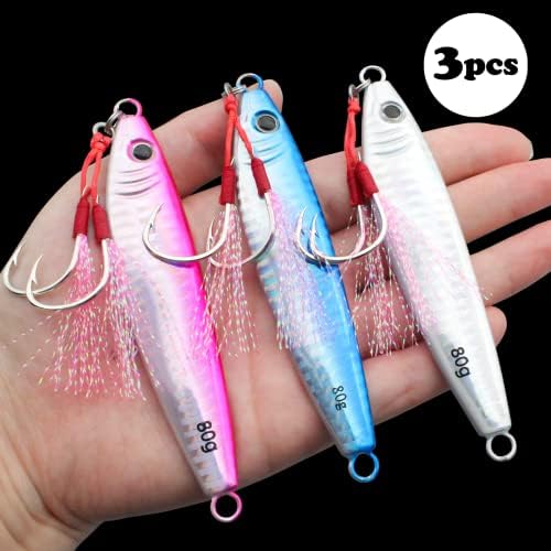 Vertical Jig Fishing Lures Saltwater Jigs Spoon Metal Design Tuna Baits - Image 6