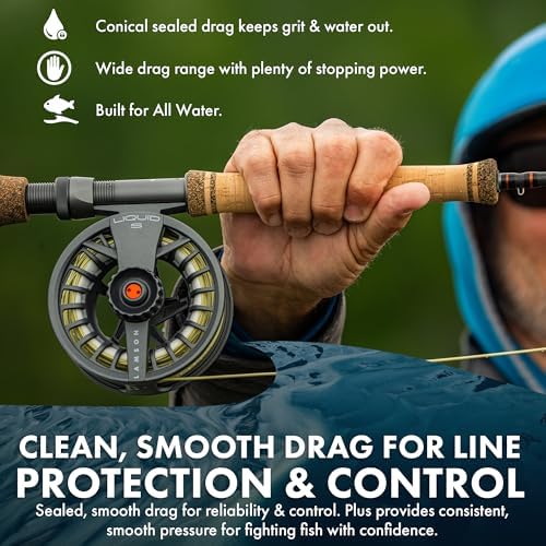 LAMSON Liquid S-Series & HD Fly Fishing Reels, All-Water, Large Arbor - Image 3