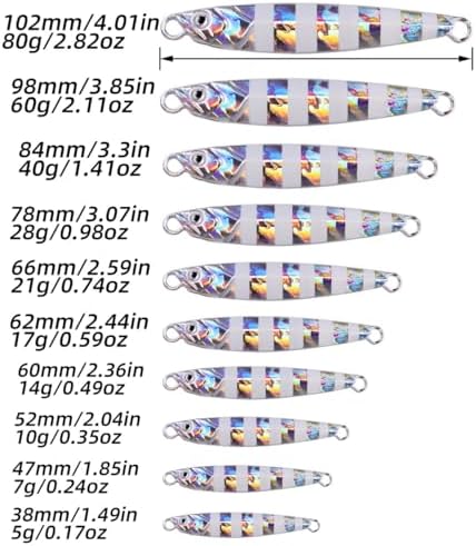 Saltwater Fishing jigs Speed Jigging Slow Jigging Pitching Lures Artificial Lures - Image 3