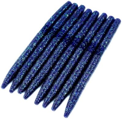Senko Worms for Bass Fishing – 5.5 Inch Soft Plastic Stick Baits | Wacky Rig, Texas Rig, Ned Rig & Drop Shot | Largemouth & Smallmouth Bass | 8 Pack | Freshwater & Saltwater - Image 2