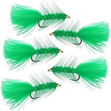 10Pcs Wooly Bugger Fly Fishing Flies for Trout, Bass and Salmon-Streamer Assortment Wet Flies - Image 4