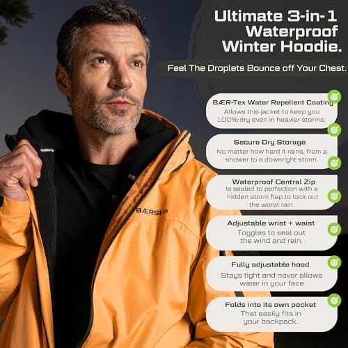 BÆRSkin Heavy-Storm Waterproof Rain Jacket 2.0 - Image 4