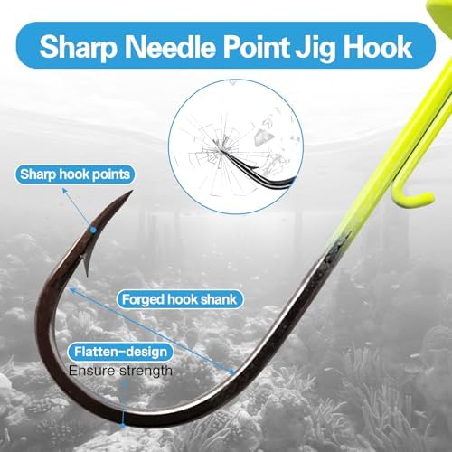 Eupheng Ned Rig Jig Kits, Mushroom Jig Heads for Bass Fishing - Image 5