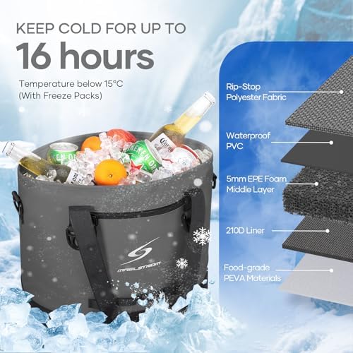 Maelstrom 30 Can Insulated Cooler Bag, Leakproof Soft Ice Chest - Image 2