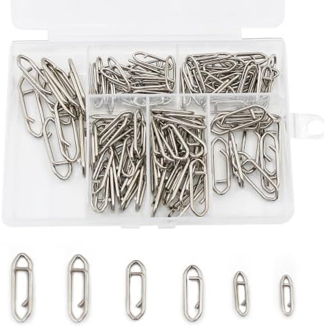 Natufish Fishing Snap Swivels 50/110Pcs High Strength for Saltwater Fishing by Natufish