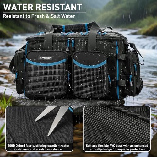 THKFISH Waterproof Large Fishing Tackle Bag for 3600/3700 Tackle Box - Image 2
