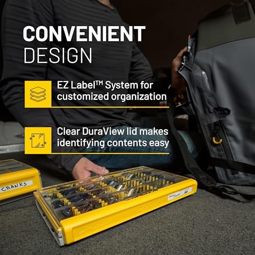 Plano EDGE Master Jig/Bladed Jig Box, Transparent/Yellow - Image 2