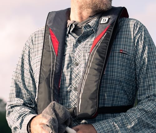 BLUESTORM Cirrus26 Inflatable PFD Life Jackets for Adults | US Coast Guard Approved Automatic Life Vest w/Manual Override Convertibility - Image 2