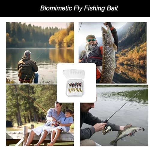 Fly Fishing Bait Flyfishing Gear Strong Grip Reflective Sequins - Image 4