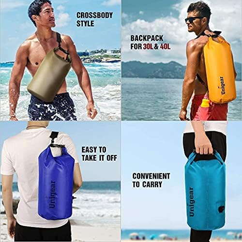 Unigear Floating Waterproof Dry Bag for Kayaking, 2L/5L/10L/20L/30L/40L - Image 7