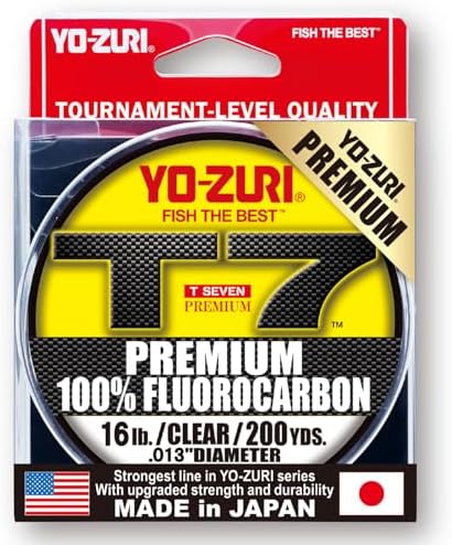Yo-Zuri T-7 Premium Fluorocarbon 200 Yard Spool 16LB by DUEL