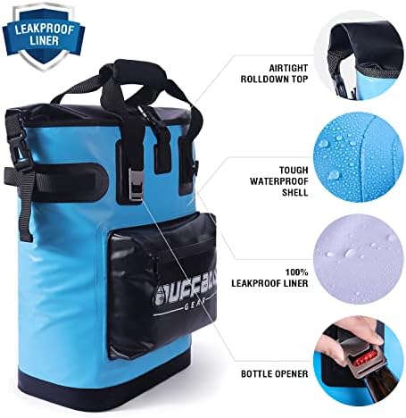 Buffalo Gear Cooler Backpack18L,30L Leakproof Camping Backpack Cooler Insulated Cooler for Picnic Beach Hiking Park Fishing - Image 3