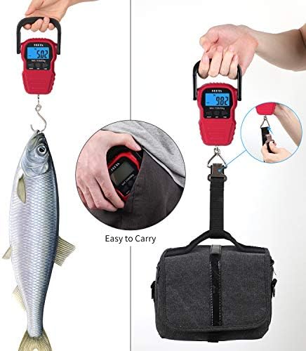 HEETA Fish Scale Digital Fishing Luggage Weight Scale with Measuring Tape - Image 6