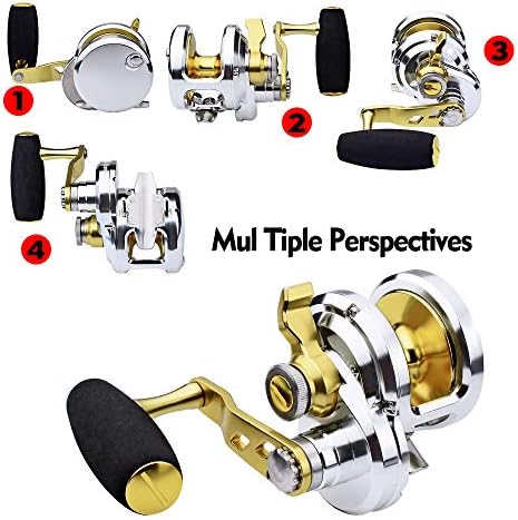 PROBEROS Conventional Reel Trolling Reels - Lever Drag Deep Sea Ocean Big Game Offshore Jigging Fishing Reels - Image 4
