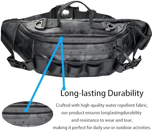 Fishing Fanny Pack for Men -Fishing Fanny Pack-Lightweight and Fishing Sling Pack - Image 4