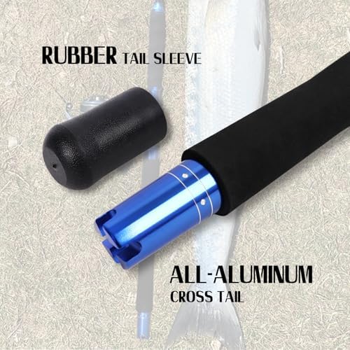 Fiblink Saltwater Graphite Jig Jigging Spinning Fishing Rod Deep Sea Jig Pole 5'6"/6' - Image 5