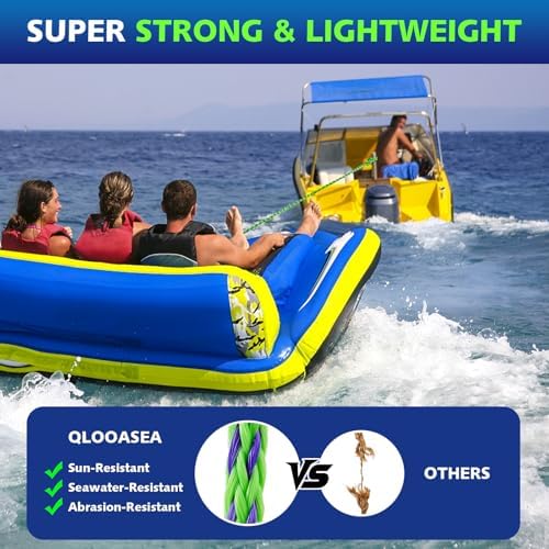 60FT 3-6K Boat Tow Rope for Tubing - Image 3