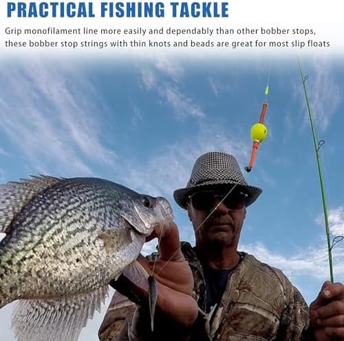 Fishing Bobber Stops, Slip Bobber Stoppers for Fishing Line - Image 5