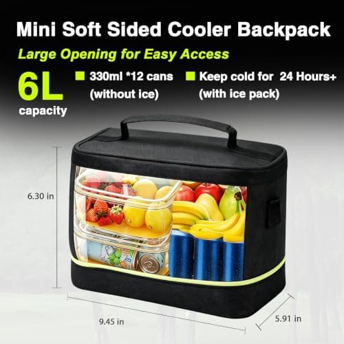 Backpack Cooler Insulated Leakproof, Soft Cooler Backpack for Beach - Image 3