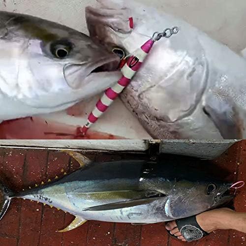 Slow Metal Pitching Falling Jigs Glow Speed Vertical Jigs Jigging Tuna Lures Fast Saltwater Artificial Baits Jigging Fishing Plugs 200g-400g - Image 3
